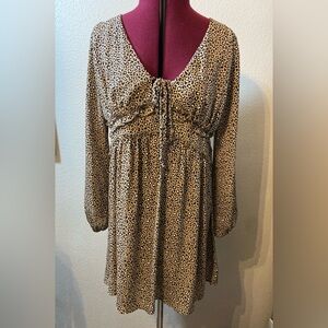 Altar’d State Cheetah Dress Size M